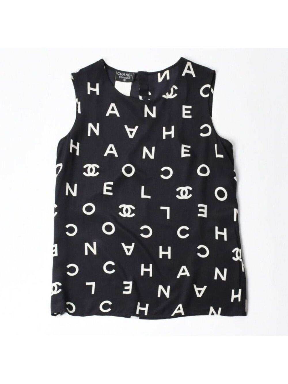 Chanel Dress Top Black White